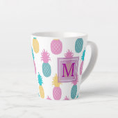 Tasse Latte Motif d'ananas (Angle droit)