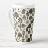 Tasse Latte Motif d'arbres (Angle gauche)