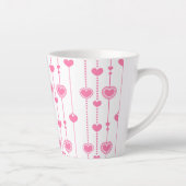 Tasse Latte Motif de coeur 26 (Droite)