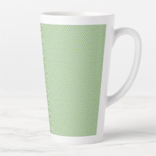 Tasse Latte Motif de courge à rayures vertes