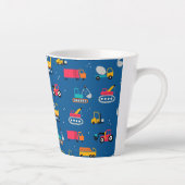 Tasse Latte Motif de déplacement de construction mûre (Droite)