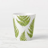 Tasse Latte Motif de fouille aquarelle (Devant)
