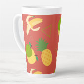 Tasse Latte Motif de fruits (Angle gauche)