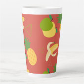 Tasse Latte Motif de fruits (Devant)