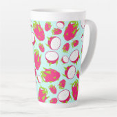 Tasse Latte Motif de fruits dragon (Angle droit)