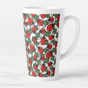 Tasse Latte Motif de Ladybug Art nouveau