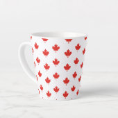 Tasse Latte Motif de l'emblème Feuille d'érable Canada-24105 (Angle gauche)