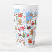 Tasse Latte Motif de Noël (Devant)