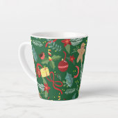 Tasse Latte Motif de Noël 5 (Angle gauche)