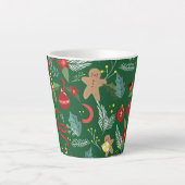Tasse Latte Motif de Noël 5 (Devant)