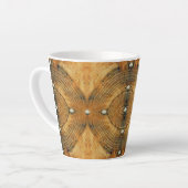 Tasse Latte Motif de sol en or (Angle gauche)