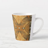 Tasse Latte Motif de sol en or (Droite)