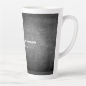 Tasse Latte Motif de tableau de bord gris rouge (Droite)