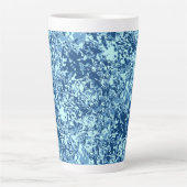 Tasse Latte Motif d'eau no 1 Black BG (Devant)