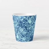 Tasse Latte Motif d'eau no 1 Black BG (Devant)