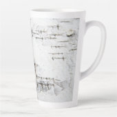 Tasse Latte Motif d'écorce de bouleau (Droite)