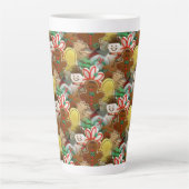 Tasse Latte Motif des cookies de Noël (Devant)