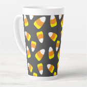 Tasse Latte Motif d'Halloween Candy Corn (Angle gauche)