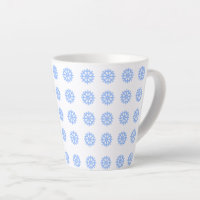 Motif d'hiver bleu clair Snowflake