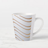 Tasse Latte Motif d'or 3 (Droite)