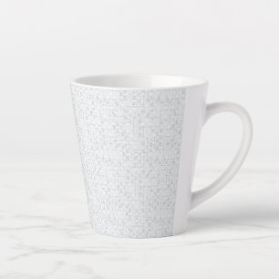 Tasse Latte Motif Élégant et Minimaliste pour l'École