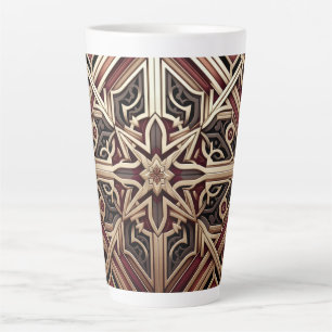 Tasse Latte Motif étoile géométrique moderne élégant
