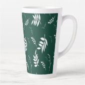 Tasse Latte motif feuille (Droite)