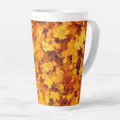 Tasse Latte Motif feuille d'érable-25877 (Angle droit)