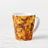 Tasse Latte Motif Feuille d'Érable-25877 (Angle droit)