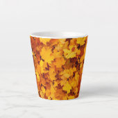 Tasse Latte Motif Feuille d'Érable-25877 (Devant)