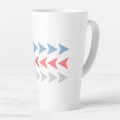 Tasse Latte Motif Flèche (Angle droit)
