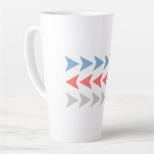 Tasse Latte Motif Flèche (Angle gauche)