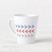 Tasse Latte Motif Flèche (Angle gauche)