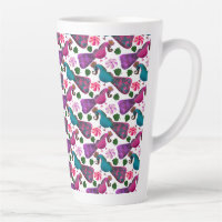 Motif floral d'oiseau mignon | Oiseaux colorés