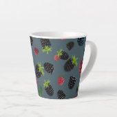 Tasse Latte Motif framboise 2 (Angle droit)