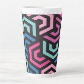 Tasse Latte Motif géométrique (Devant)