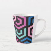 Tasse Latte Motif géométrique (Droite)