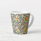 Tasse Latte Motif Géométrique Marocain (Angle droit)
