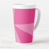Tasse Latte Motif géométrique triangles (Angle droit)