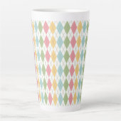 Tasse Latte Motif Jacquard Pastel (Devant)