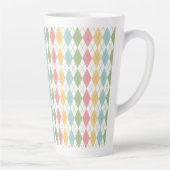 Tasse Latte Motif Jacquard Pastel (Droite)