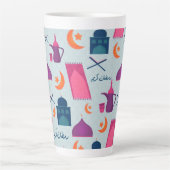 Tasse Latte Motif Joyeux Ramadan (Devant)