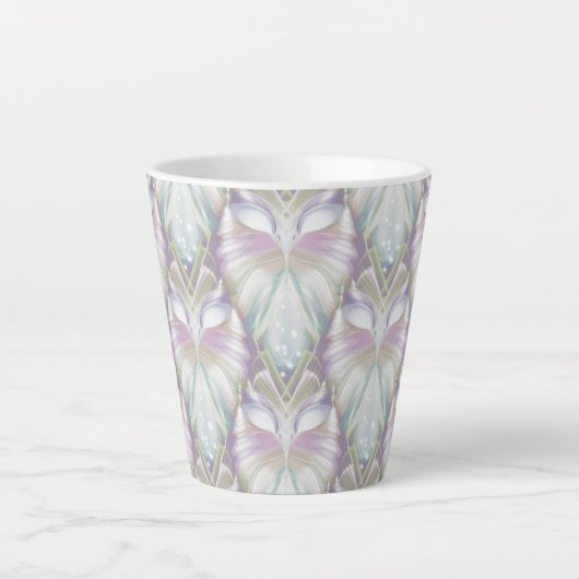 Tasse Latte Motif Oracle Owl Pastel Purple (Devant)