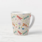 Tasse Latte Motif papillon papillon de la papillon de la teign (Angle droit)