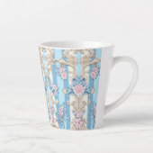 Tasse Latte Motif pastel baroque (Droite)