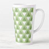 Tasse Latte Motif simple vert pastel (Droite)