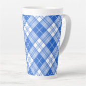 Tasse Latte Motif tatan bleu foncé yxm0uat9 diagonale (Angle droit)
