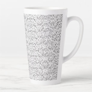 Tasse Latte Motif texturé bleu clair avec petit, répétitif