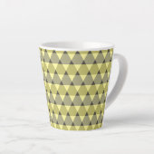 Tasse Latte Motif triangles (Angle droit)