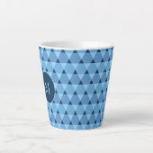 Tasse Latte Motif triangles (Devant)